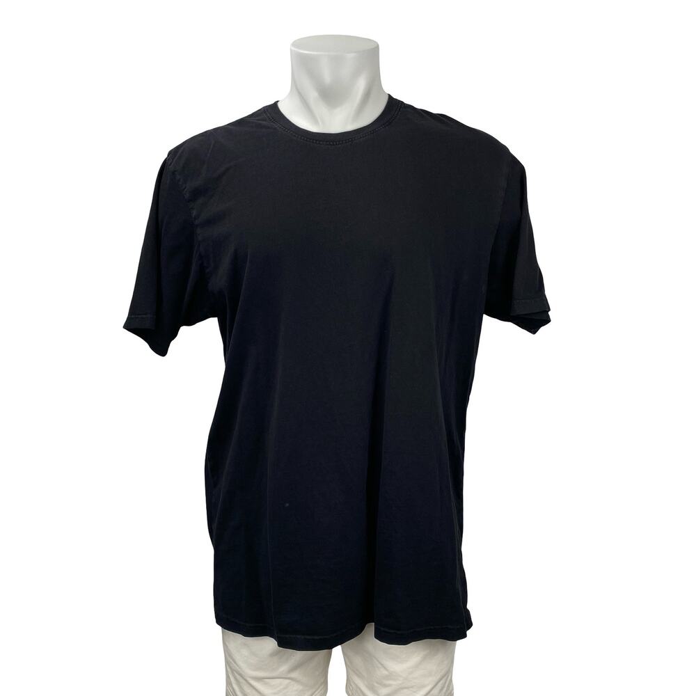 Talentless Men's Black Crew Neck Short Sleeve Casual Tee Basic T-Shirt Top Sz XL